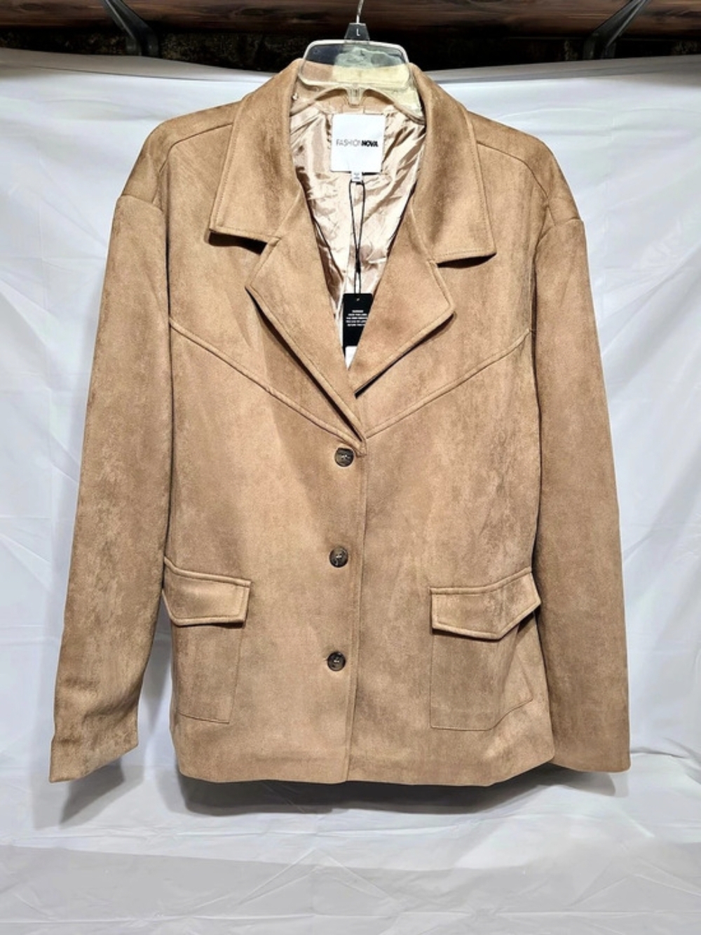 Fashion Nova Everyday Casual Faux Suede Shacket